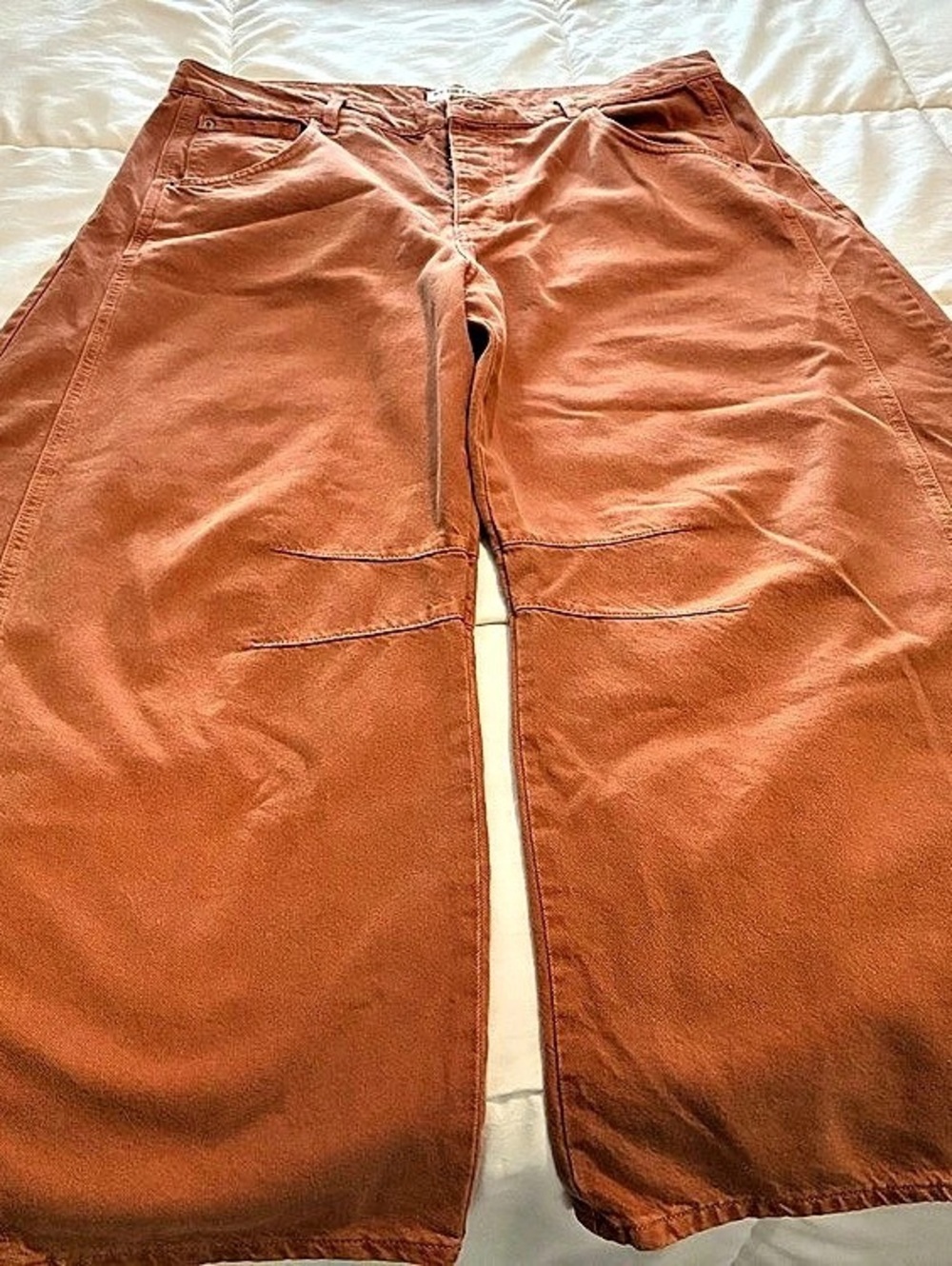 We The Free Good Luck Mid-Rise Barrel Jeans Mid-Rise Barrel Jeans Rust Waist